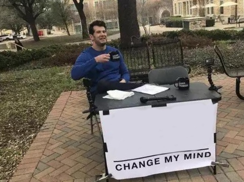Change My Mind meme about Posh Peanut
