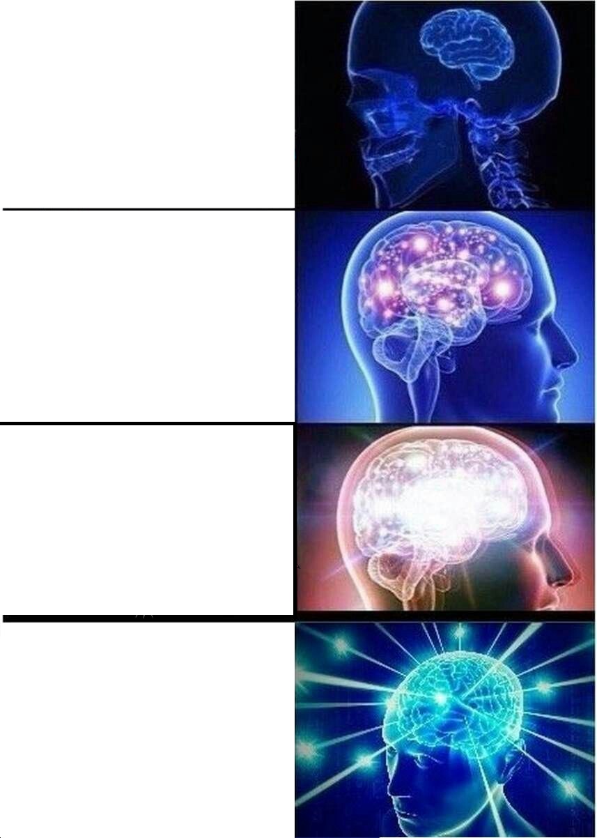 Expanding Brain meme about Posh Peanut